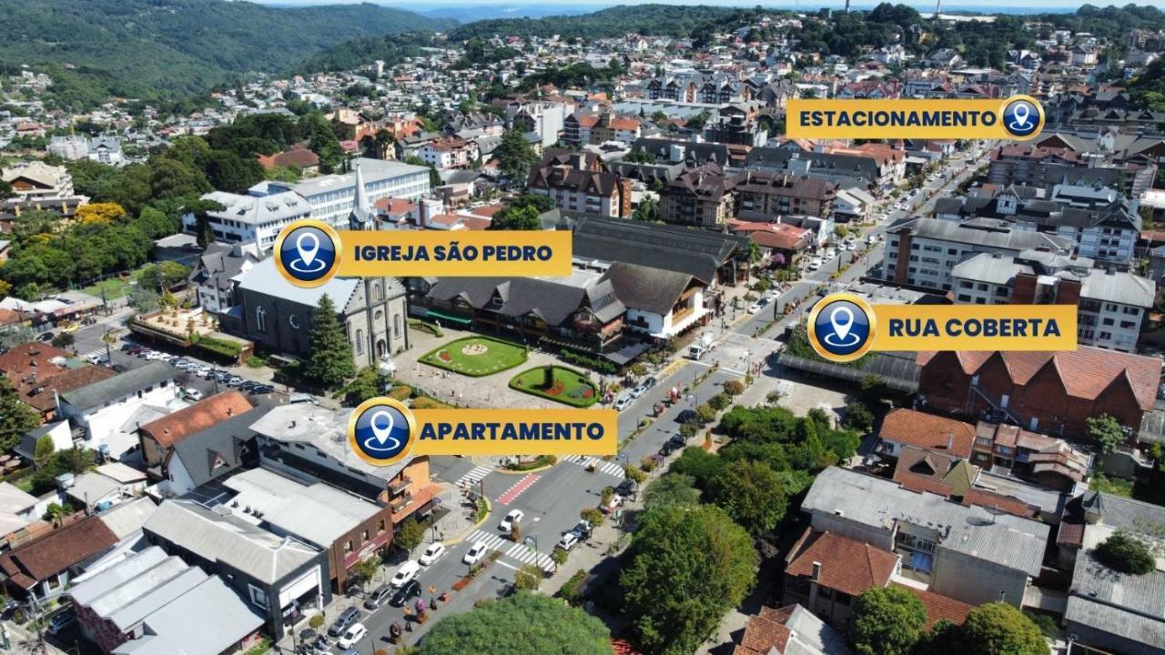 Appartement Apartamento Oppitz - No Coracao De Gramado Junto Da Rua Coberta Extérieur photo